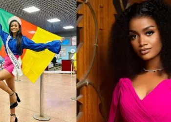 Issie Princesse on her way to El Salvador to represent Cameroon