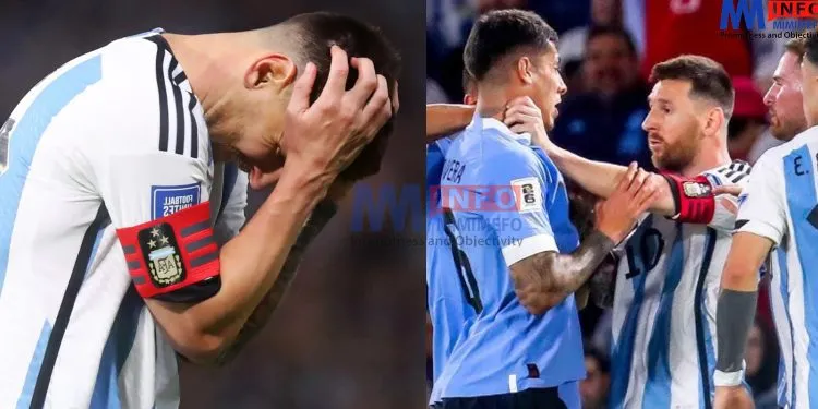 Messi Criticises Uruguay's young players after 2-0 loss