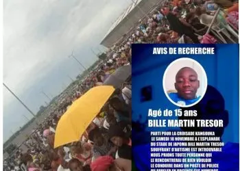 Bille Martin Tresor iis missing since a Douala crusade