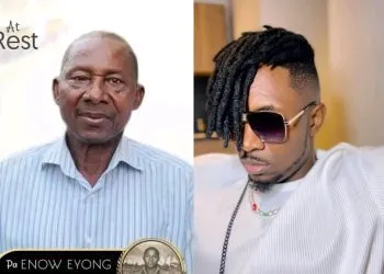 The death has been announced of the death of Stanley Enow's father