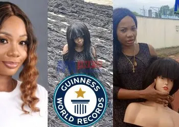 Nigerian wigmaker Helen Williams sets new Guinness World Record for longest handmade wig