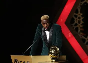 Victor Osimhen at the CAF Awards