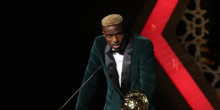 Victor Osimhen at the CAF Awards