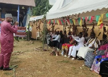 Kawah Armstrong during the third edition of the Tiko Council Sports and Cultural Jamboree (TISCUJAM)