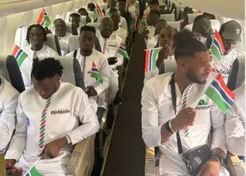 Gambian National Team survives flight scare