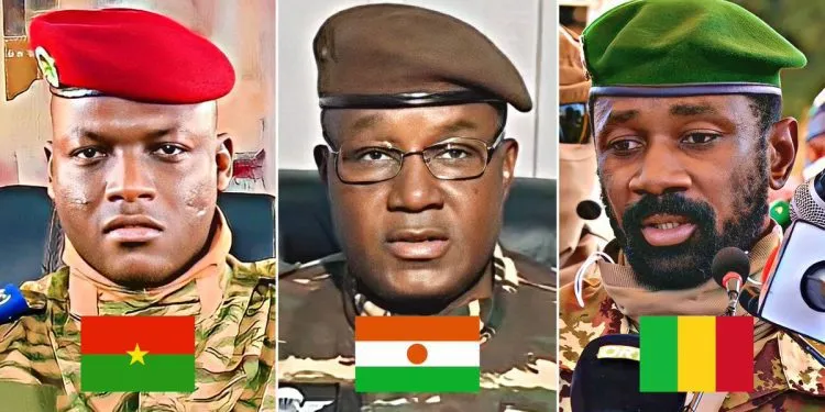 Leaders of Burkina Faso, Mali and Niger (Sahel States)