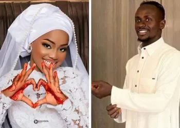 Sadio Mane weds his beautiful wife