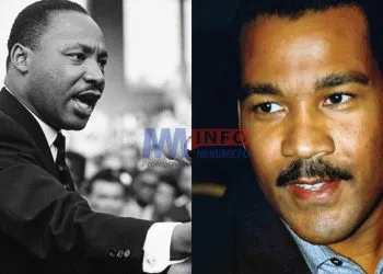 Martin Lurther King Jr and son Dexter King
