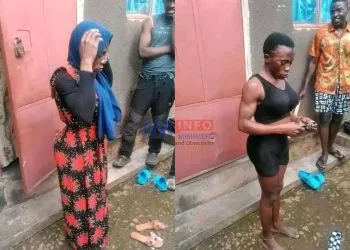 Nigerian man disguises as woman