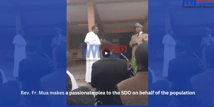 Fr. Mua makes a passionate plea to the SDO on behalf of the population