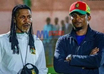Rigobert Song and Samuel Eto'o