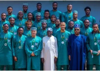 Super Eagles and Tinubu