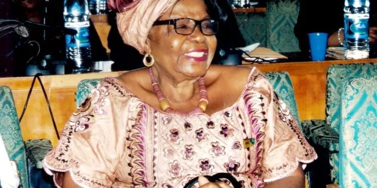 Barrister Weledji Mariam, Pioneer Cameroonian female lawyer is no more (Info/Photo Credit: FIDA Cameroon)