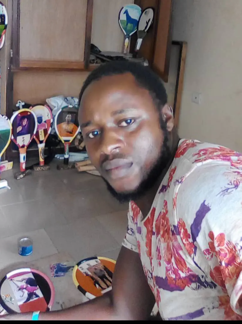 Kiyang Federick Muluh and his Unique Sports Rackets