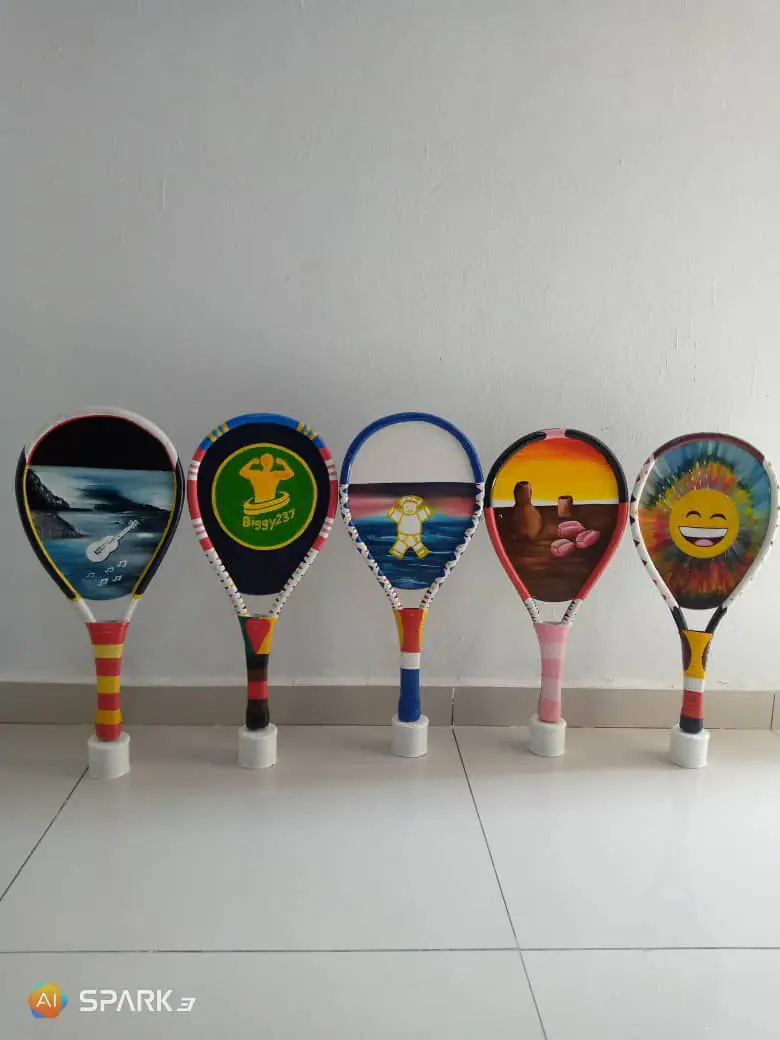 Kiyang Federick Muluh and his Unique Sports Rackets