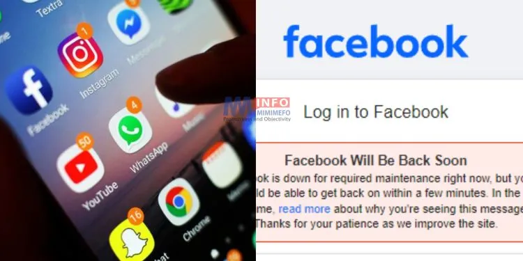 Facebook and Instagram went down for almost an hour