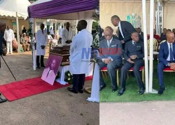 Funeral of late former Minister of Public Health Hubert Nkoulou