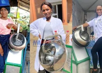Juliette Ngwankfu, the brain Behind Cameroon's Peanut Burger Machine