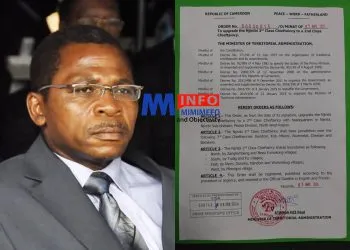 Minister of Territorial Administration decree