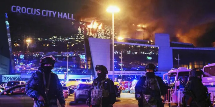 Moscow concert hall attack leaves many dead
