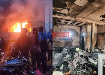 Simbock fire incident in Yaounde