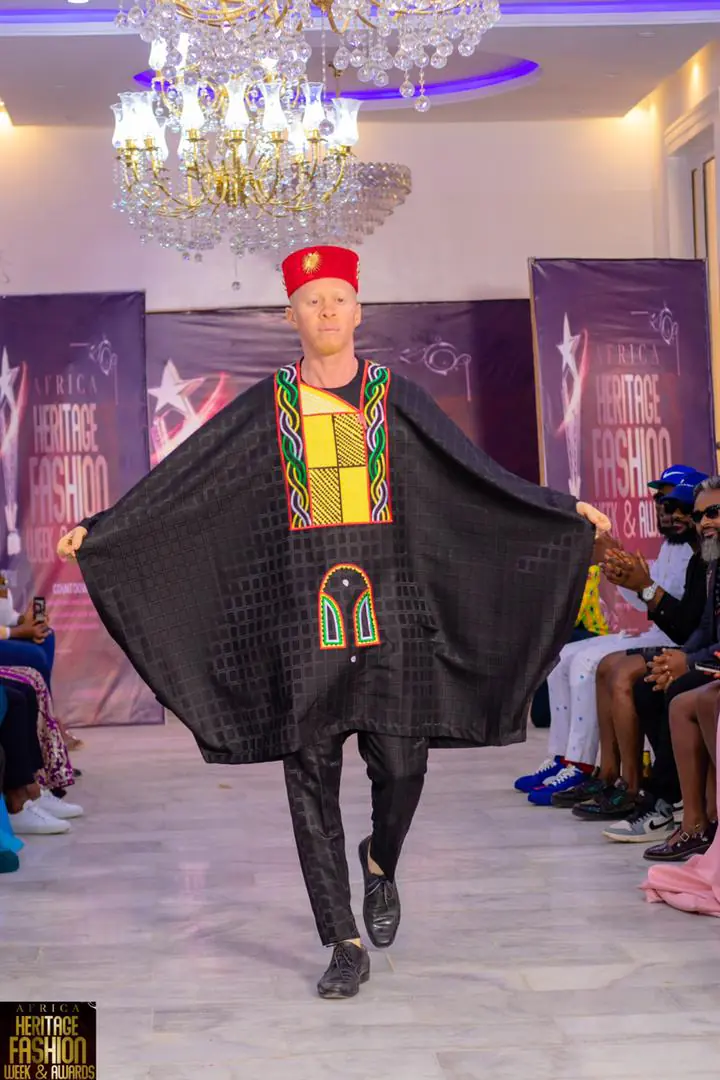 Matene Annie Chancelle, founder of Annie's EmpowerWear at the African Fashion week 2023, Buea