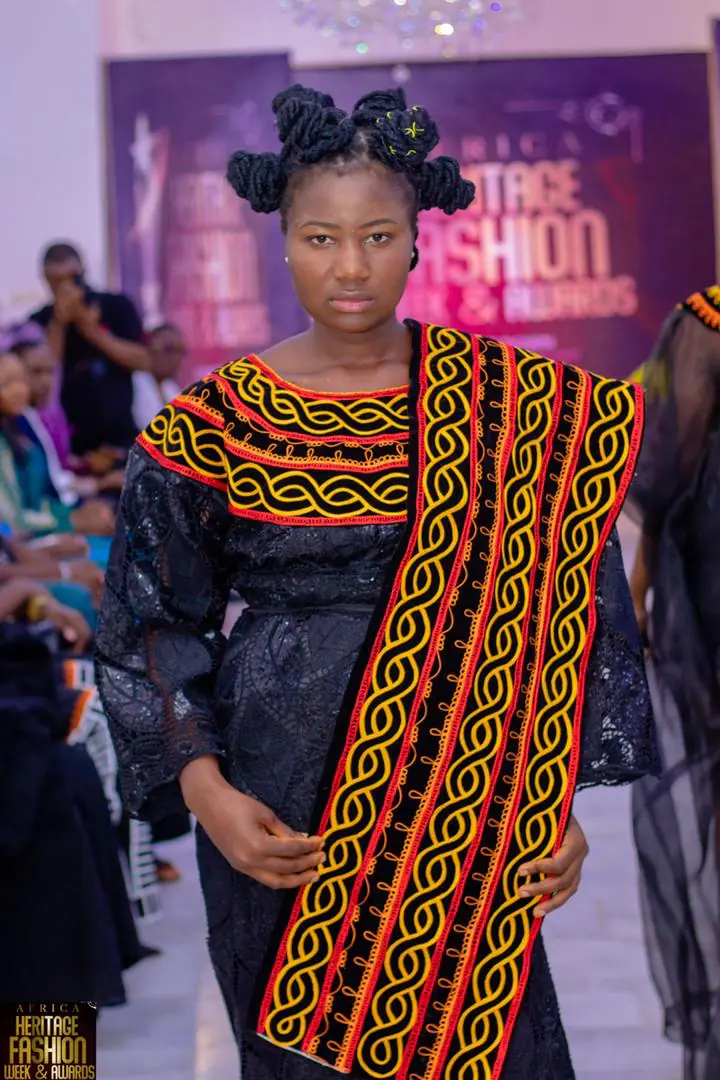 Matene Annie Chancelle, founder of Annie's EmpowerWear at the African Fashion week 2023, Buea
