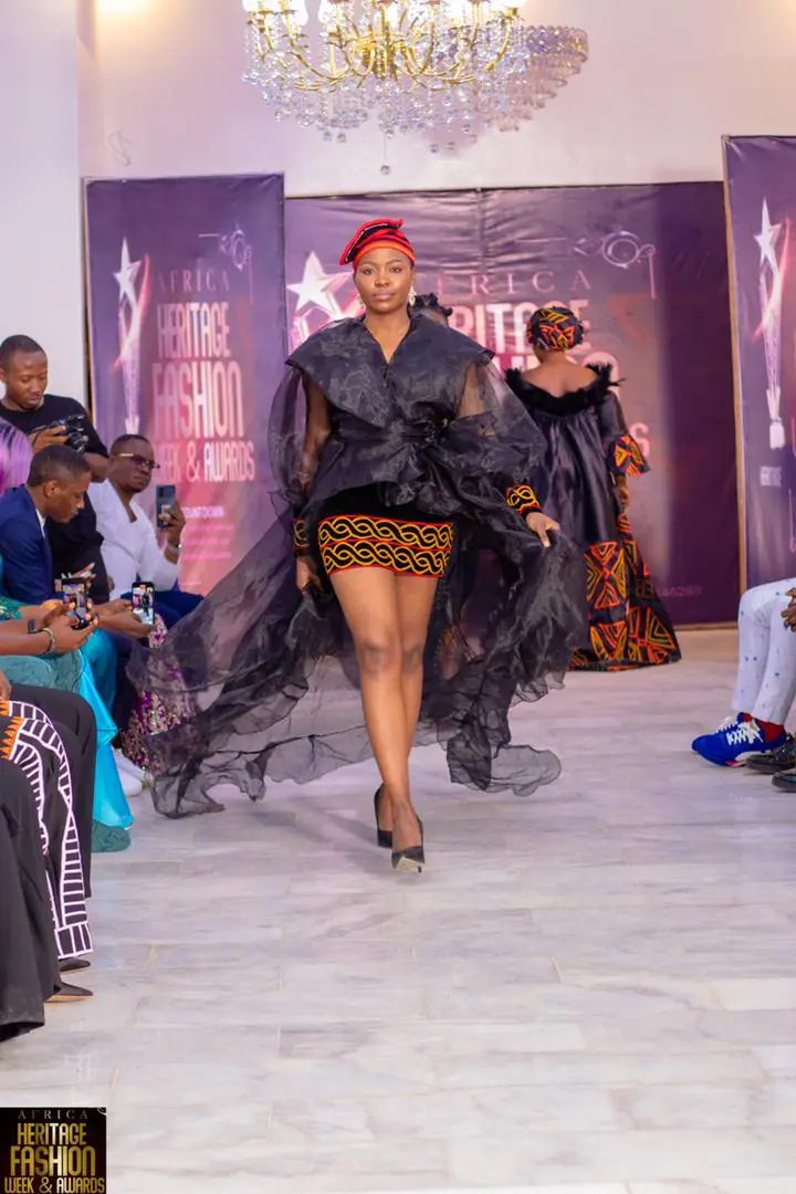 Matene Annie Chancelle, founder of Annie's EmpowerWear at the African Fashion week 2023, Buea