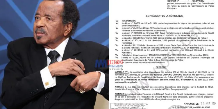 Biya decree April 2024