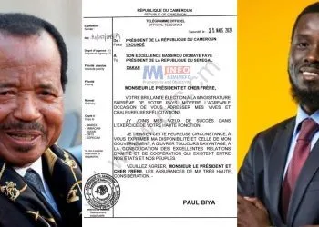 Biya was absent at the Senegalese President's inauguration