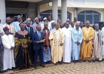 Muslim faithfuls in Bamenda