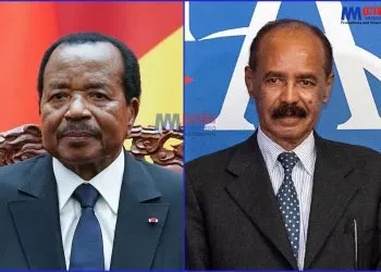 Paul Biya of Cameroon and Isaias Afwerki of Eritrea