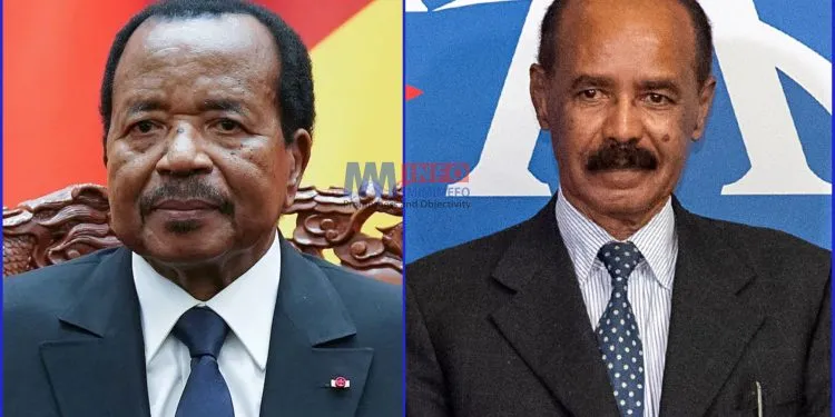 Paul Biya of Cameroon and Isaias Afwerki of Eritrea