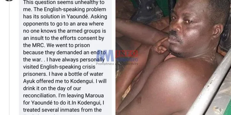 Mamadou Mota makes false claims about the reason for his imprisonment