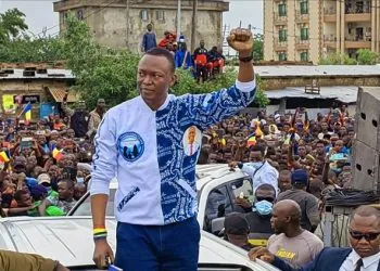 Chad's Prime Minister Masra during the last presidential campaign