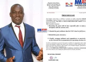 Popular Action Party announces Convention