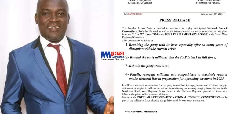 Popular Action Party announces Convention