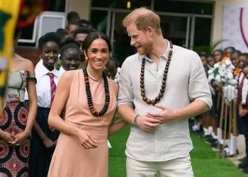 Prince Harry and Meghan Markle in Nigeria