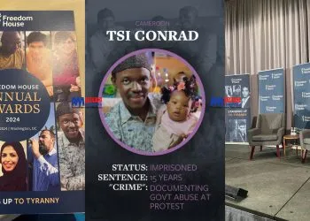 Tsi Conrad honoured by Freedom House
