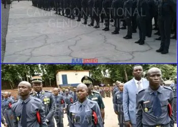 Gendarmes graduate (archive images)