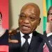 Julius Malema, Jacob Zuma, Cyril Ramaphosa South Africa election 2024 (MMI)