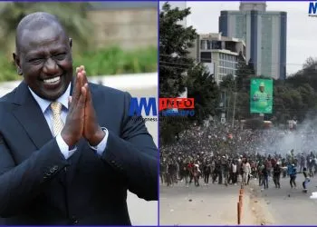 Kenya's president addreses protests