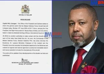 Malawi Vice-President and others go missing