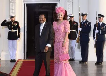 Paul Biya, Chantal Biya in France