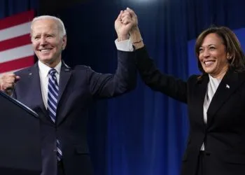 Biden and Harris