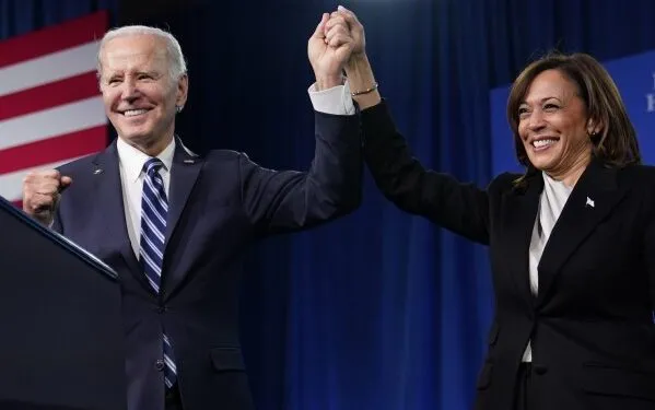 Biden and Harris