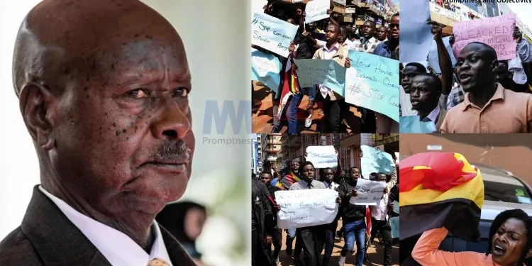 Dozens detained as Ugandans defy president's threats