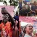 Kenyan youths take protest to church