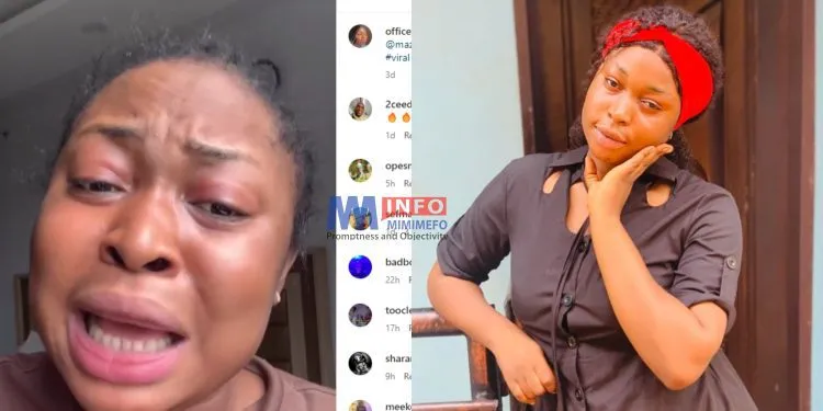 Nigerian Lay cries for husband