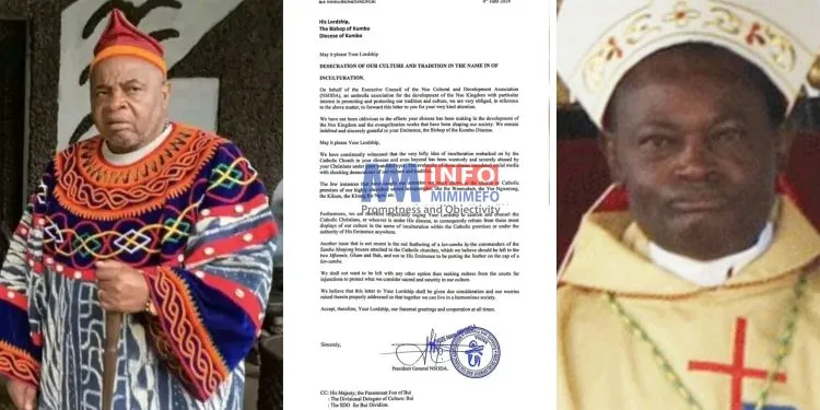 The Nso Development Association (NSODA) threatens the Catholic Church